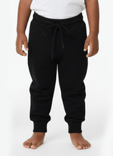 Kids Jet Black Sports Jogger Trouser - Smgarment's